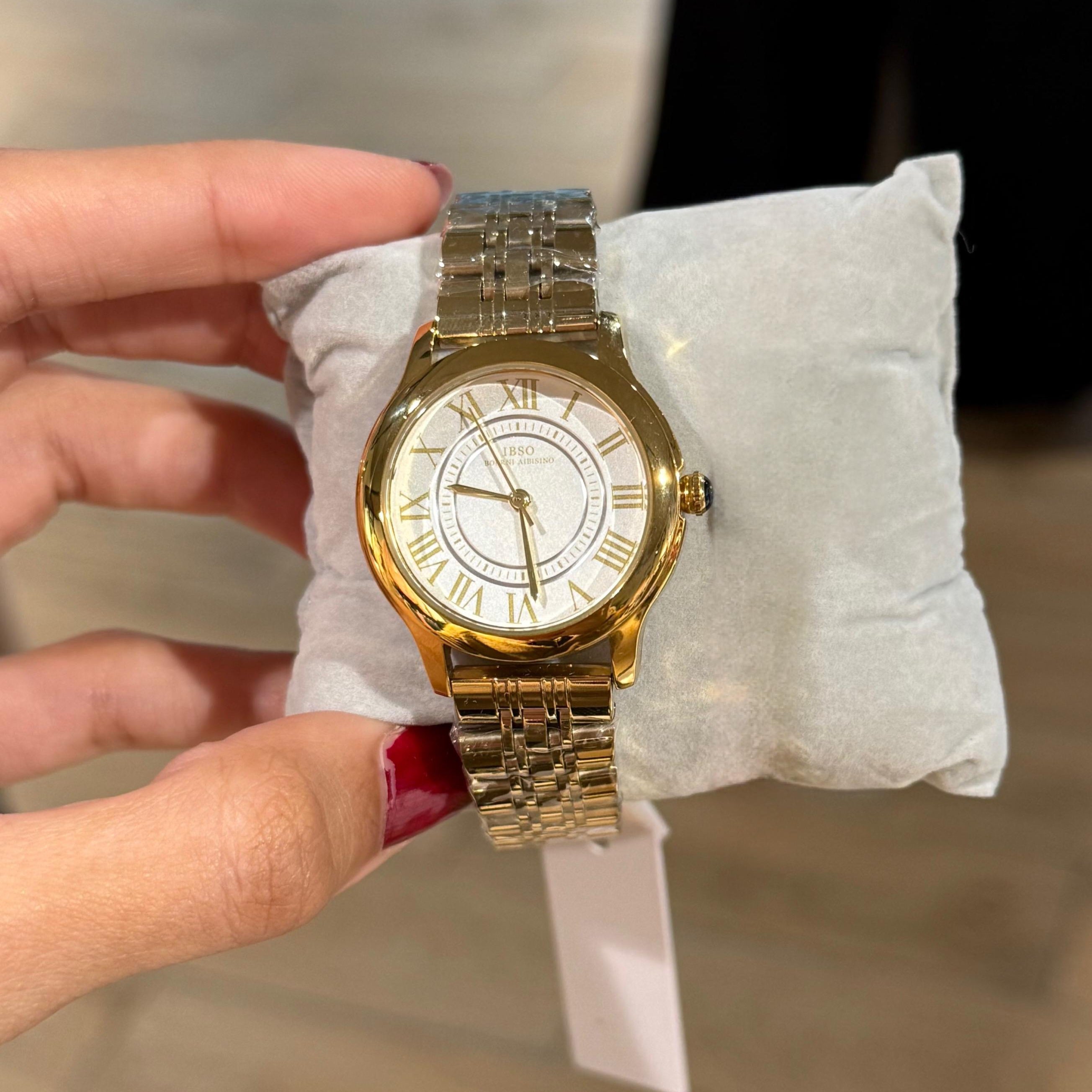 White circle IBSO watch