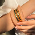 Beige set bangles