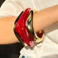 Red velvet set bangles