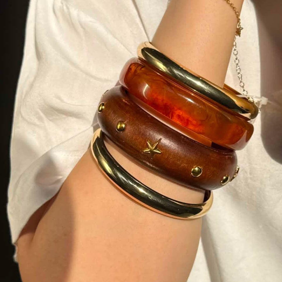 Brownie set bangles