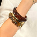 Golden set bangles