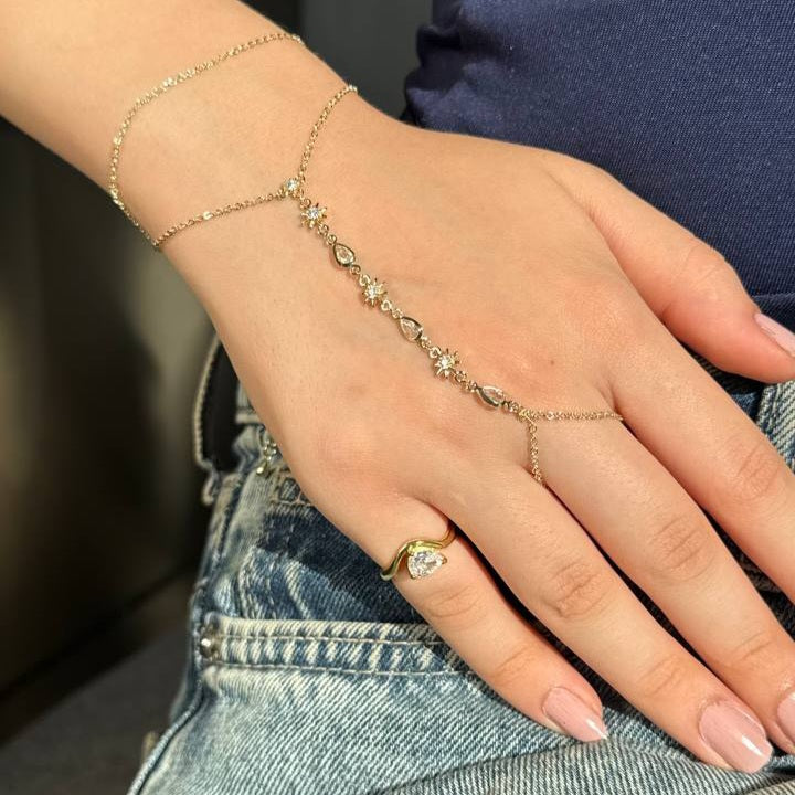 Drop hand chain