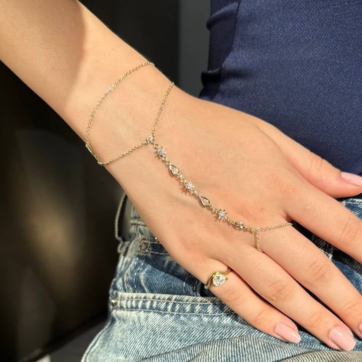 Drop hand chain