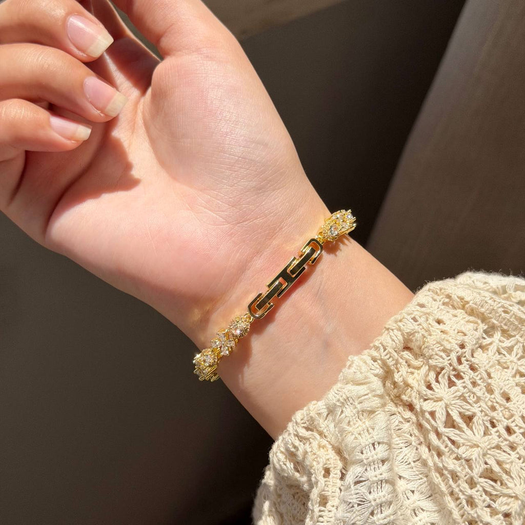 GOLD STONES BRACELET