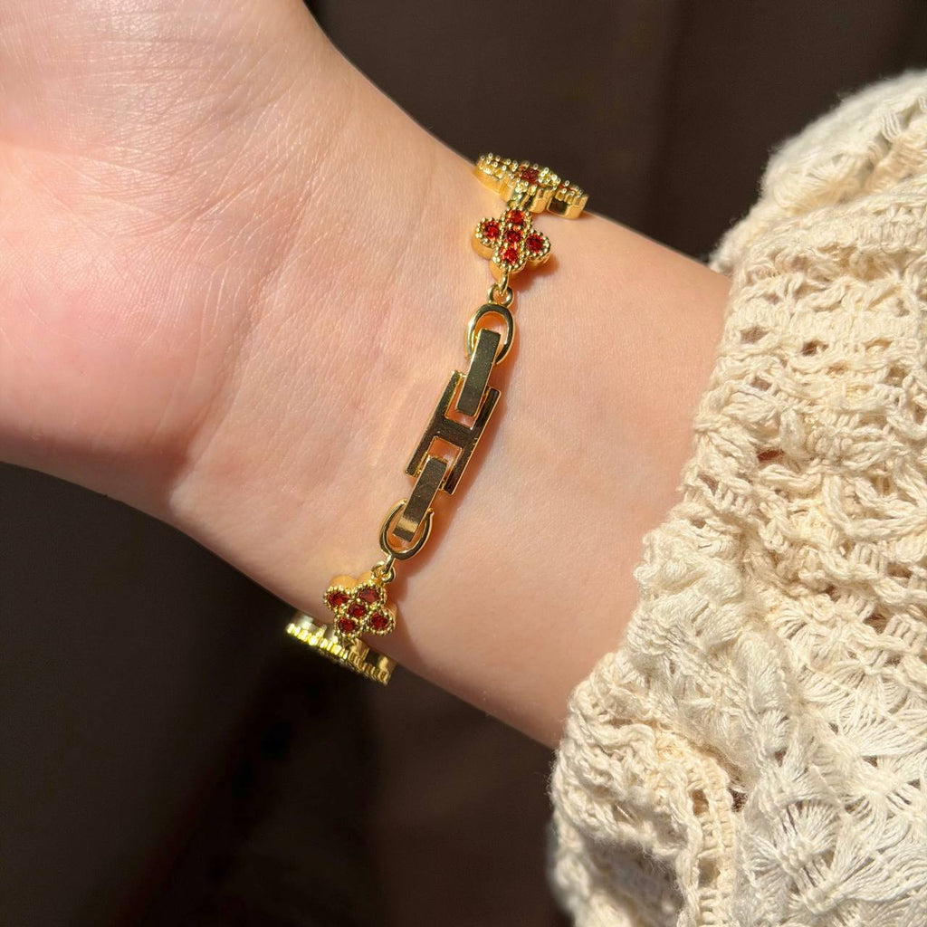 RED CLOVER BRACELET