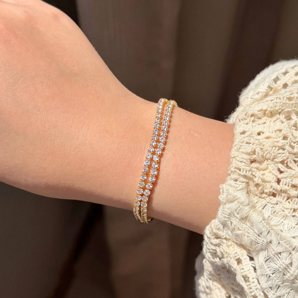 LAYERED TENNIS BRACELET