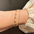 COLORED LOBES BRACELET