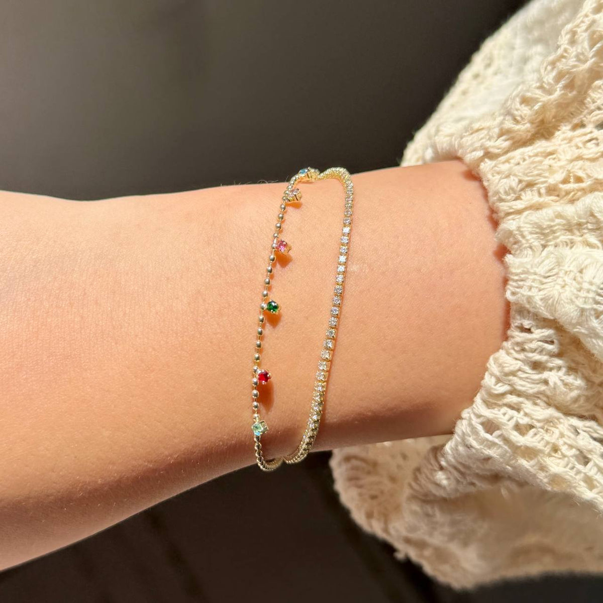COLORED LOBES BRACELET