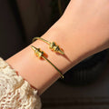 GOLD ARROWS BANGLE