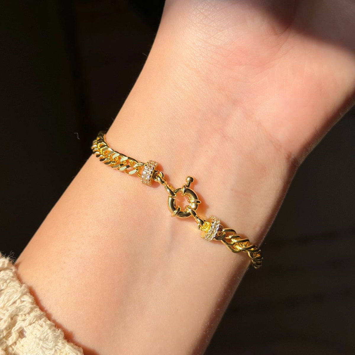 LOCK CHAIN BRACELET