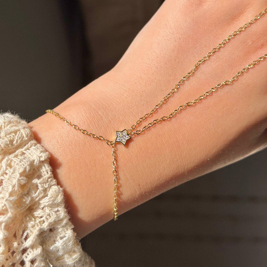 DIAMOND HAND CHAIN