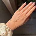 GOLD STAR HAND CHAIN