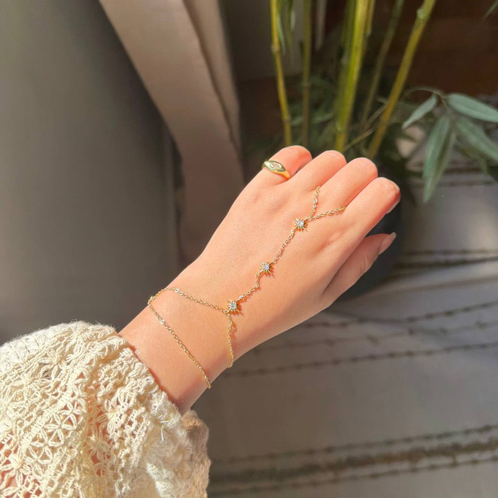 SUNFLOWER HAND CHAIN