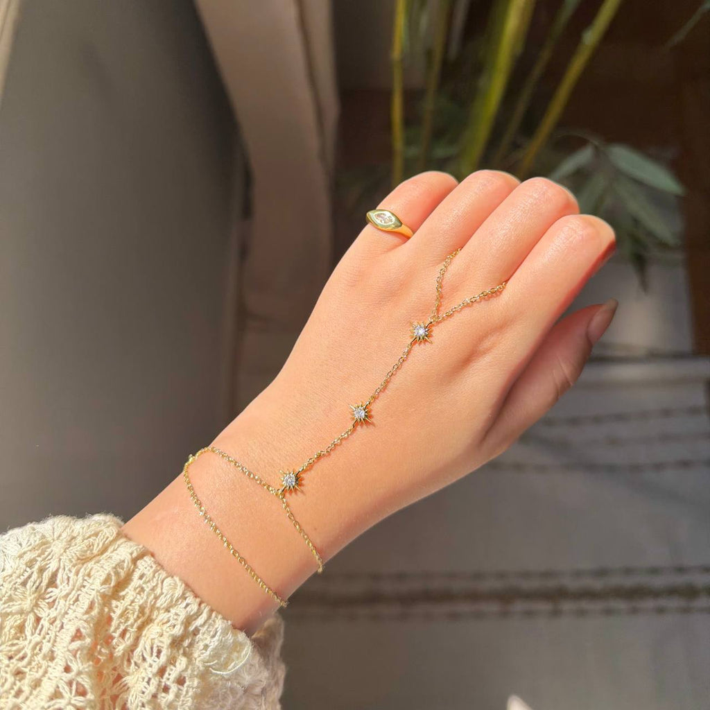 SUNFLOWER HAND CHAIN