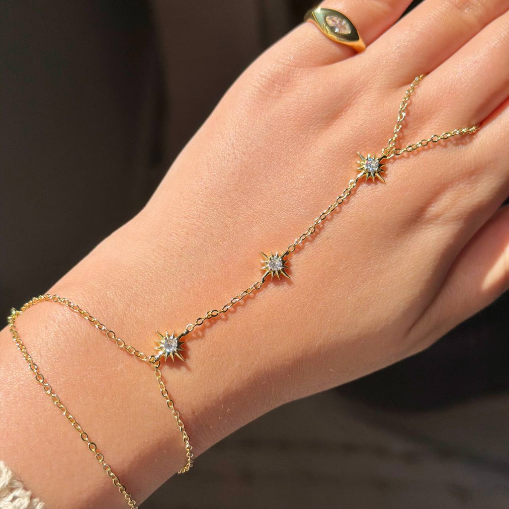 SUNFLOWER HAND CHAIN