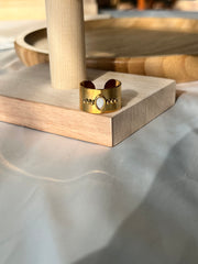 White drop ring