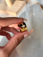 White drop ring