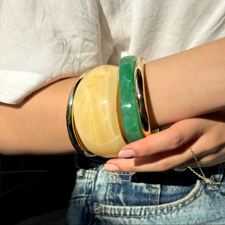 Statement set bangles