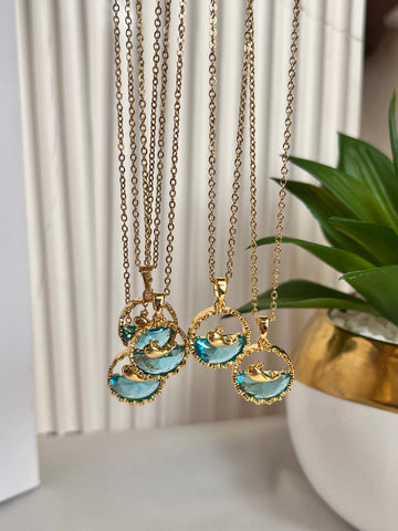Blue Ocean Necklace