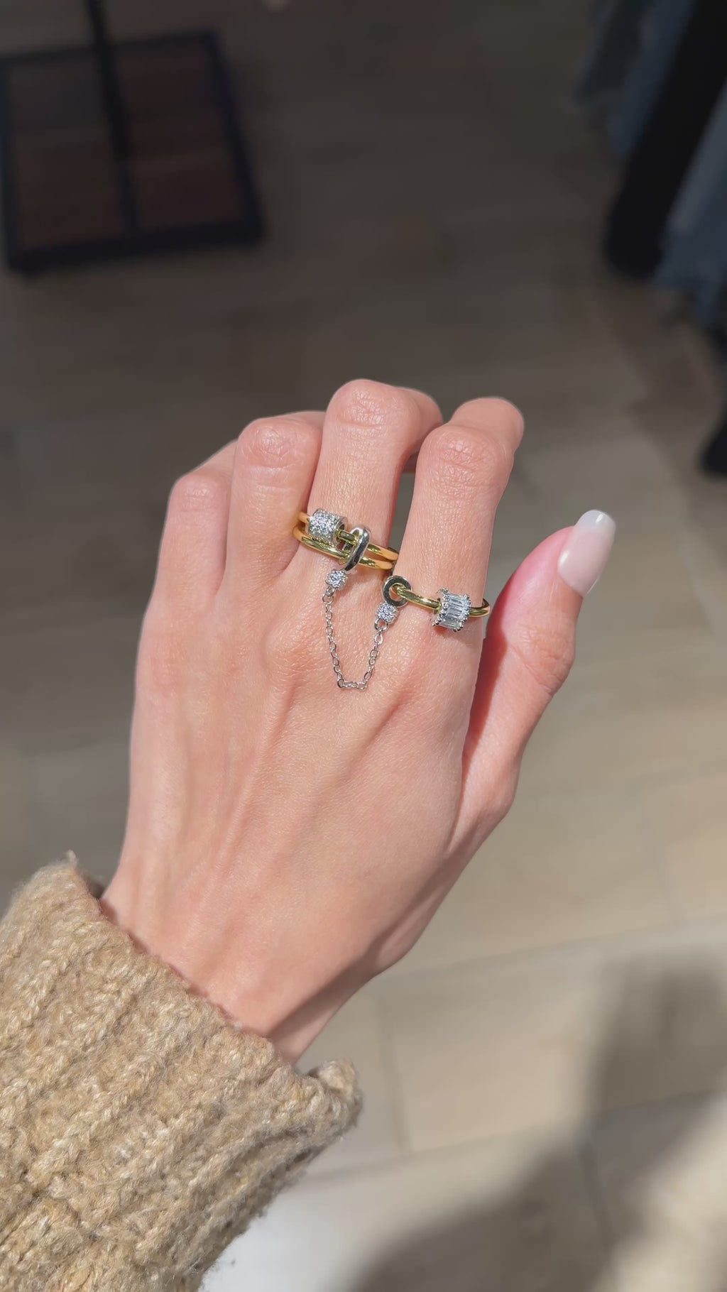 Twin Chain Ring