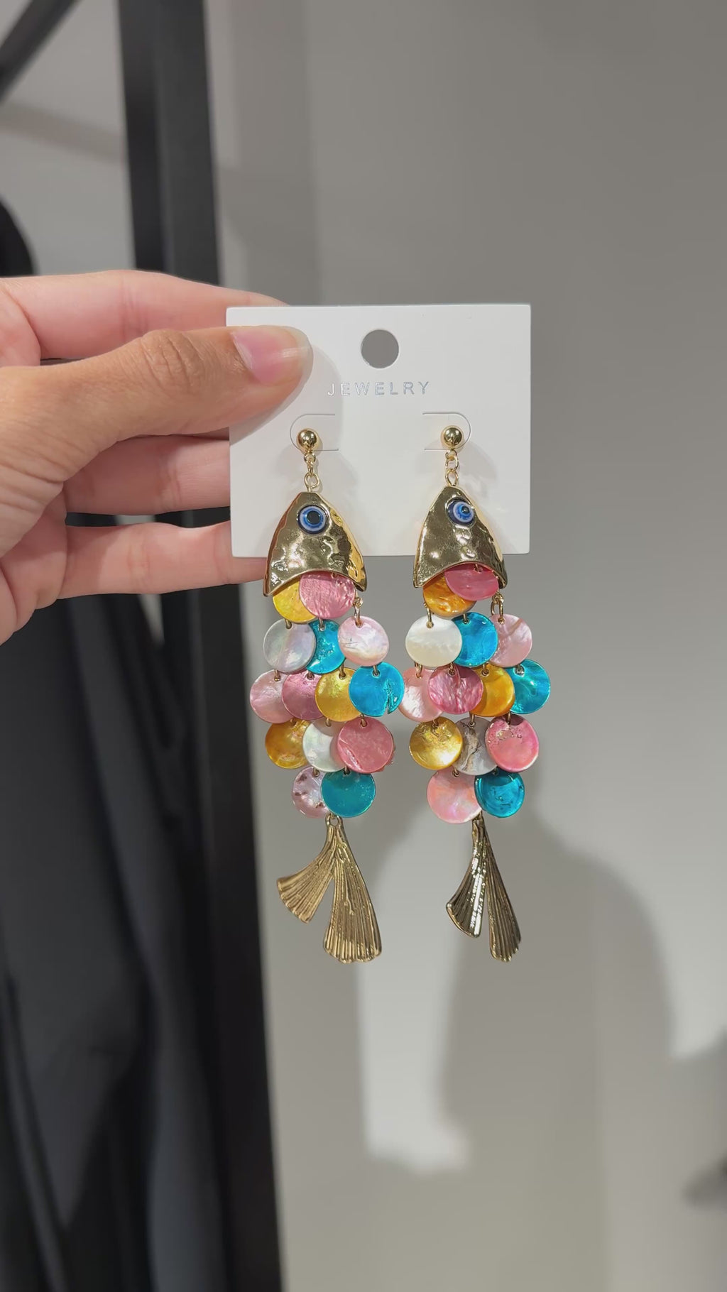 Mermaid's Evil Eye Dangle