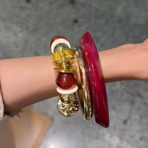 RED&GOLD BANGELS