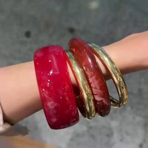 RED&GOLD BANGELS