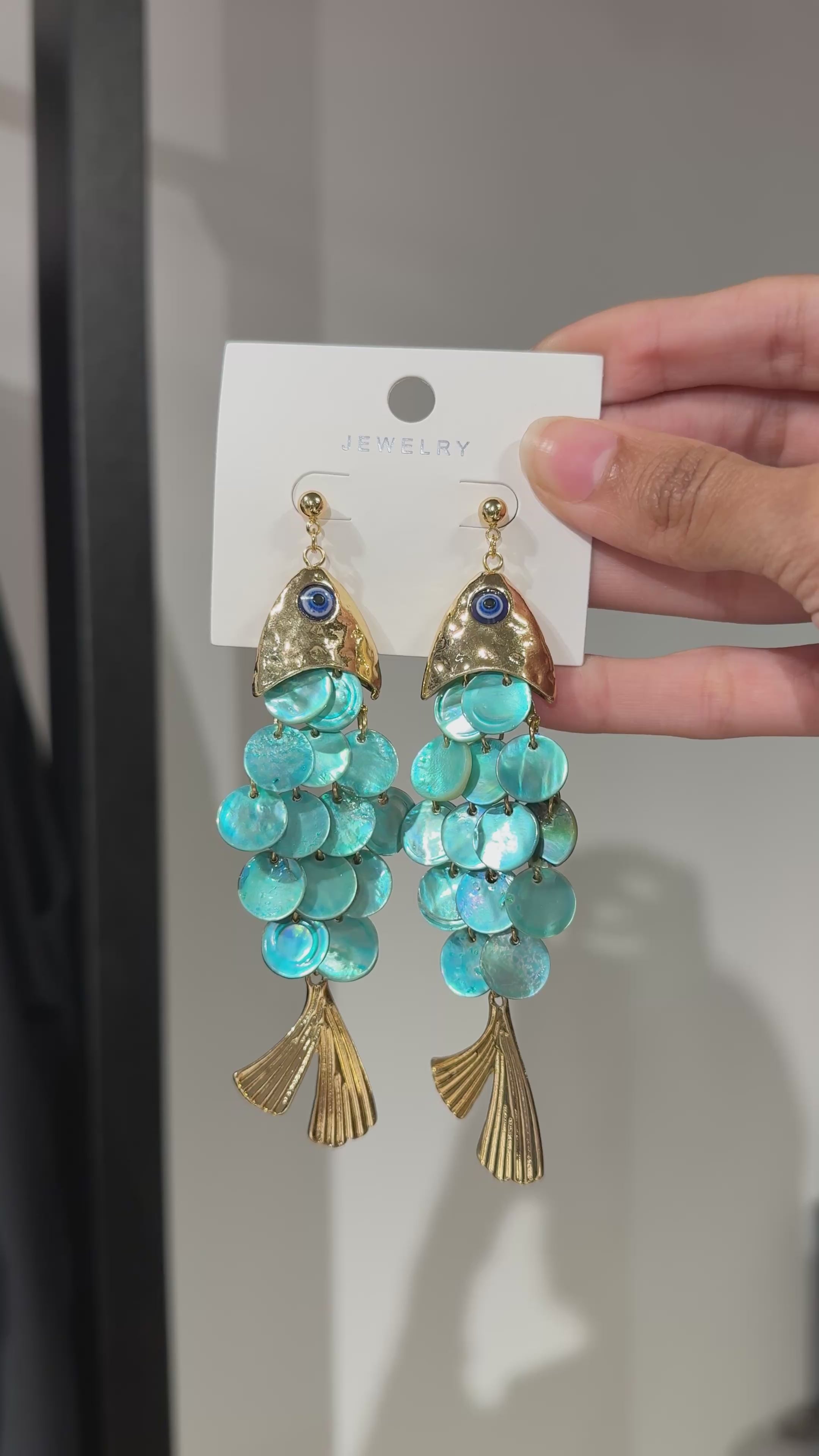 Mermaid's Evil Eye Dangle
