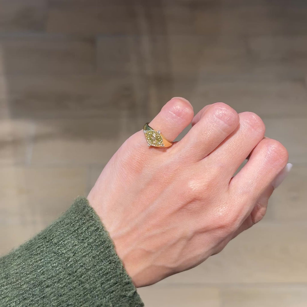 EVIL EYE PINKY RING