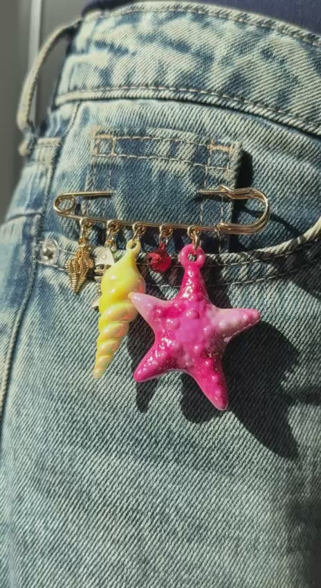 Ocean whisper pin
