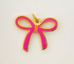 Pinky bow charm