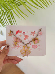 Pink Seashell Necklace
