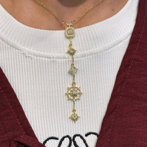 Gold shaped necklace
