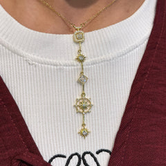 Gold shaped necklace