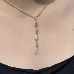 Golden Squares necklace
