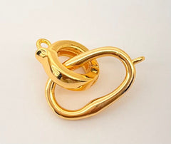 Oval lock charm