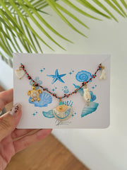 Diamond Seashell Necklace