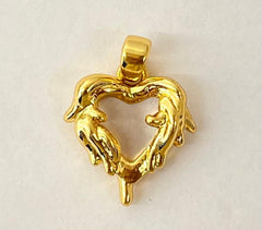 Angel heart charm