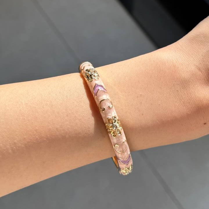 LILAC BLOSSOM BANGLE